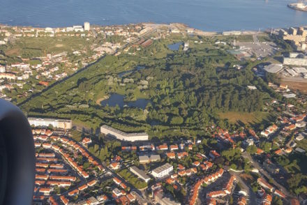 Parque da Cidade do Porto - vista do avião © Viaje Comigo
