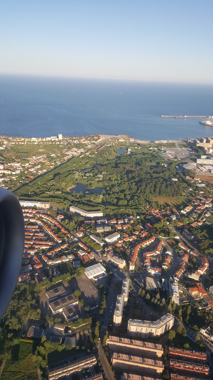 Parque da Cidade do Porto - vista do avião © Viaje Comigo