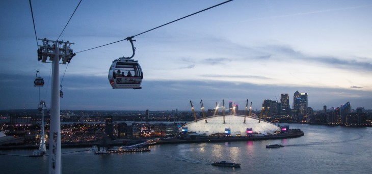 Teleférico Greenwich © Direitos Reservados