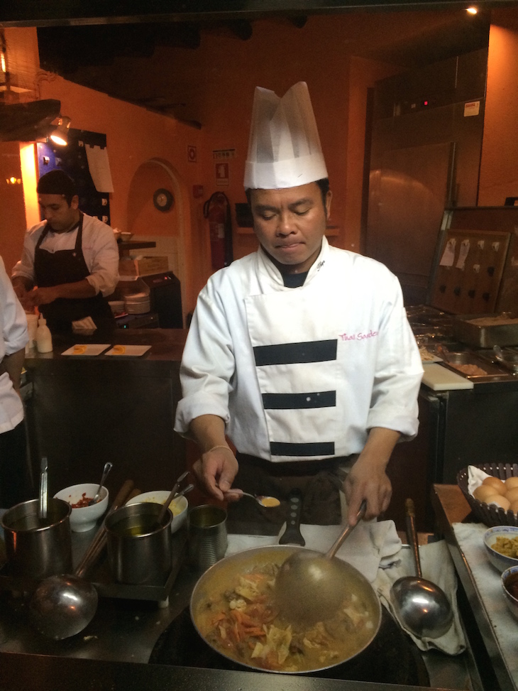 Cozinha ao vivo - Thai Garden