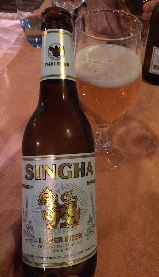 Thai Garden: cerveja tailandesa Singha