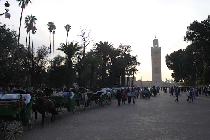 Caleches e Koutoubia, Marraquexe