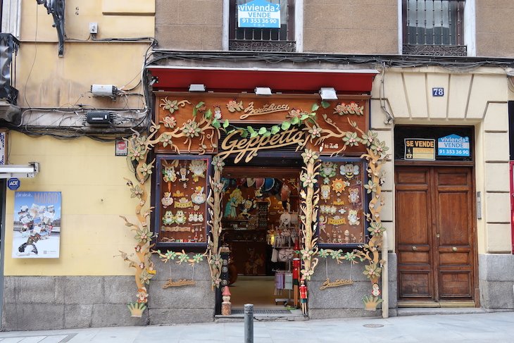 Loja Geppetto Madrid - Espanha © Viaje Comigo