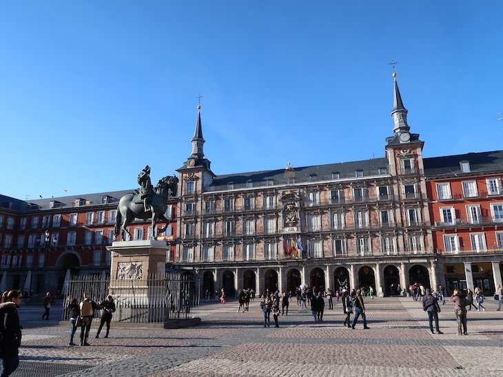 Plaza Mayor, Madrid - Espanha © Viaje Comigo