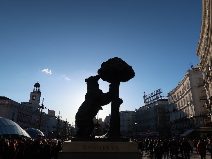 O Urso e do Medronheiro, imagem de Madrid -Espanha © Viaje Comigo