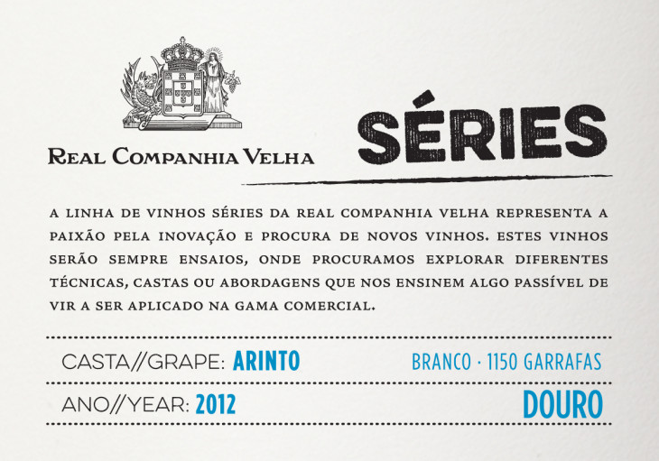 Séries RCV Arinto branco 2012