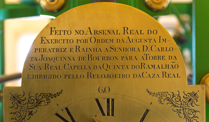 Relógio Monumental do Palácio Nacional da Pena ©Créditos: PSML / Wilson Pereira