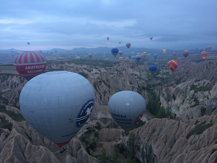 Balões de ar quente na Capadócia - Turquia ©Viaje Comigo