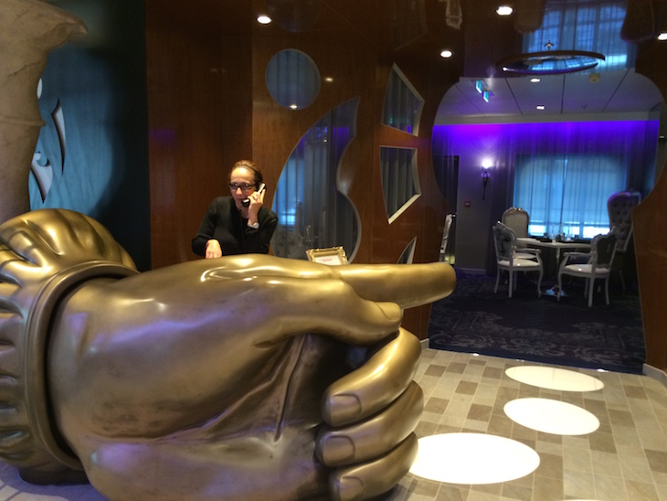 Entrada em restaurante do Anthem of the Seas ©Viaje Comigo