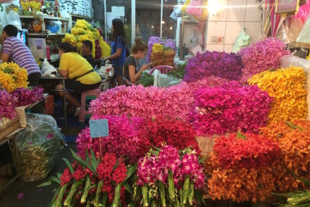 Mercado das Flores, Banguecoque © Viaje Comigo