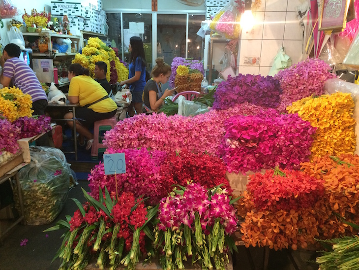 Mercado das Flores, Banguecoque © Viaje Comigo