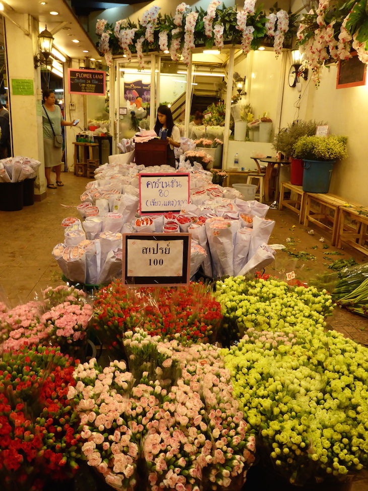 Mercado das Flores, Banguecoque © Viaje Comigo