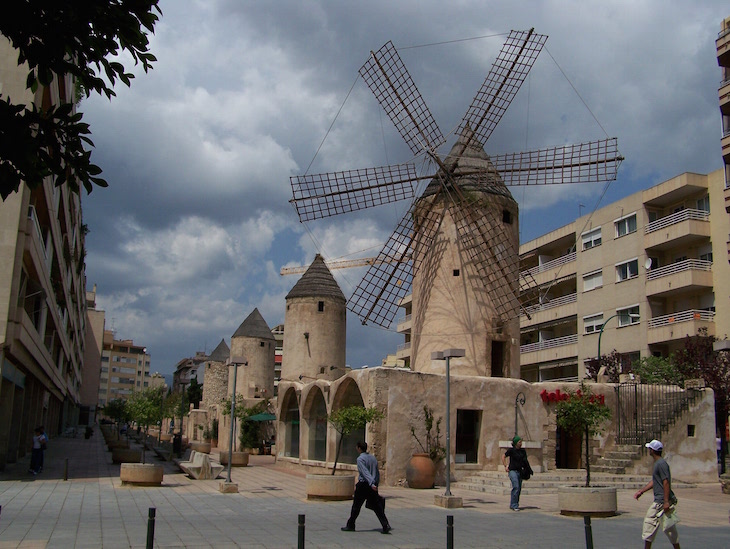 Moinhos em Palma de Maiorca