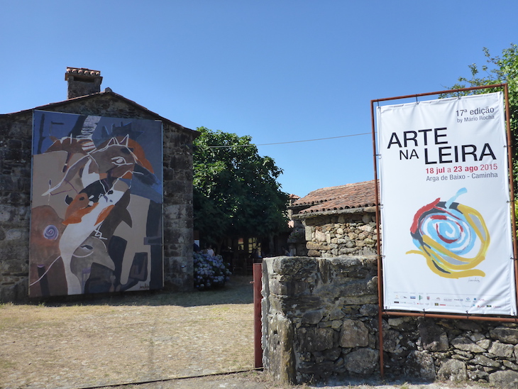 Entrada Arte na Leira - Caminha © Viaje Comigo