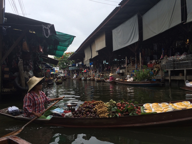 Mercado flutuante de Damnoen Saduak © Viaje Comigo