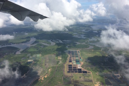 Trat visto do avião © Viaje Comigo