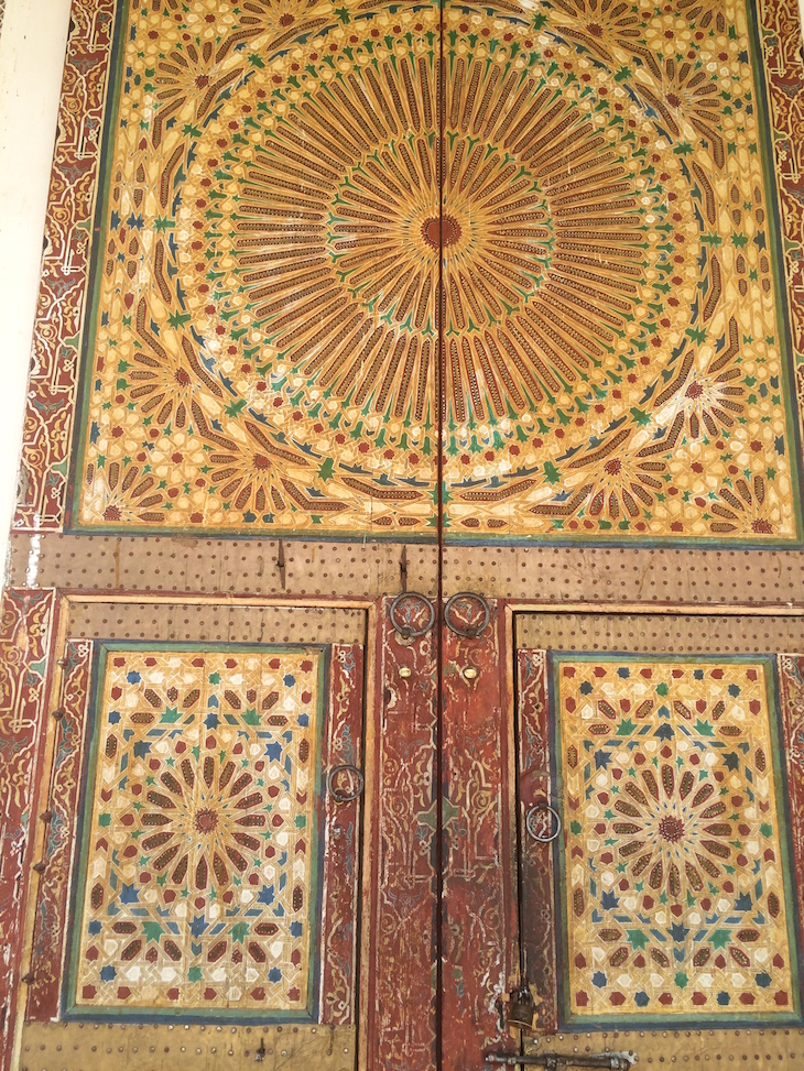 Porta da Biblioteca, Aldeia de Tamegroute, Marrocos © Viaje Comigo