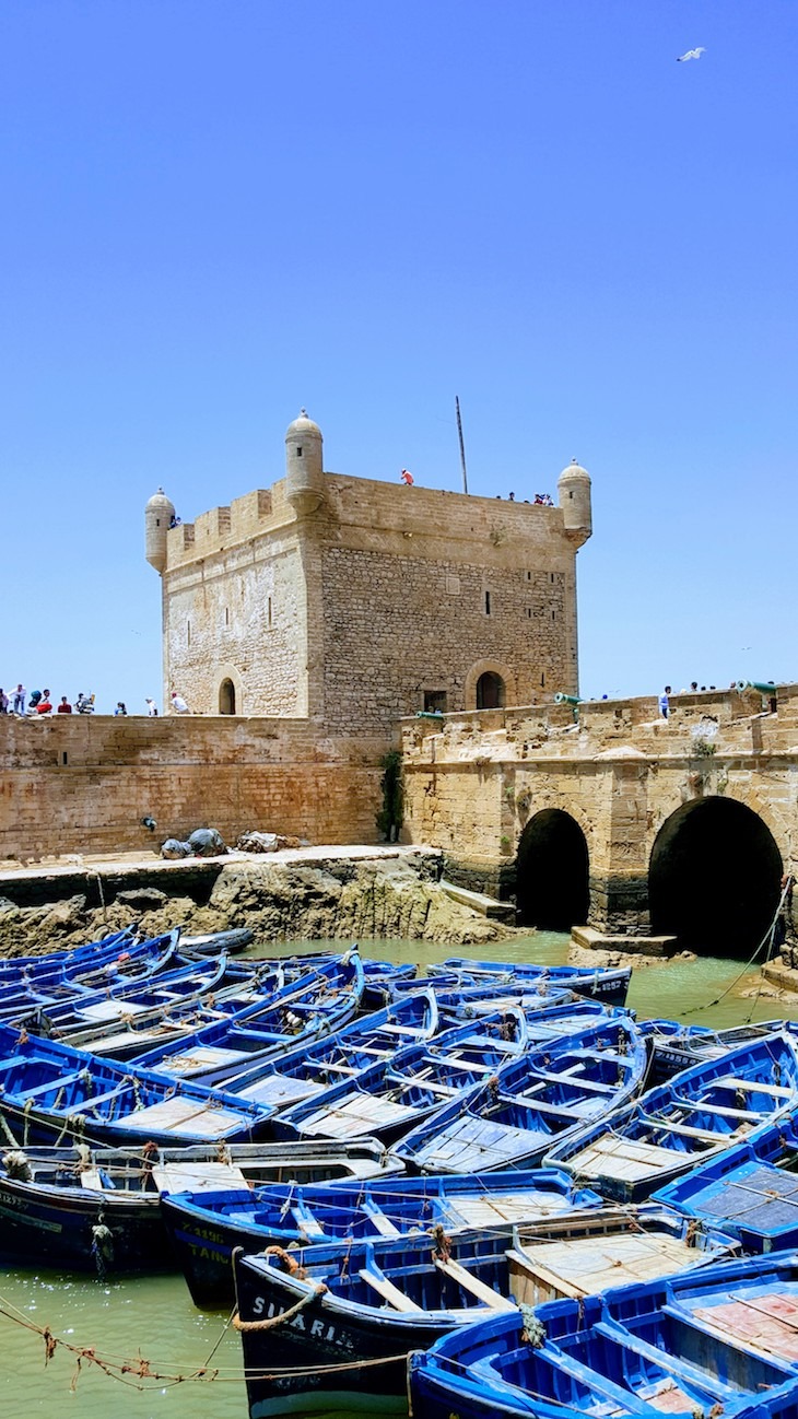 Porto de pesca de Essaouira, Marrocos © Viaje Comigo