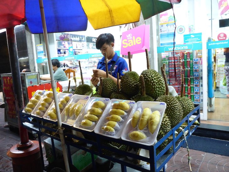 Durian, Chinatown, Banguecoque © Viaje Comigo