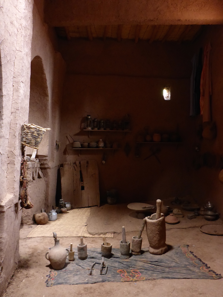 Dentro do museu Ksar Ait-Ben-Haddou © Viaje Comigo