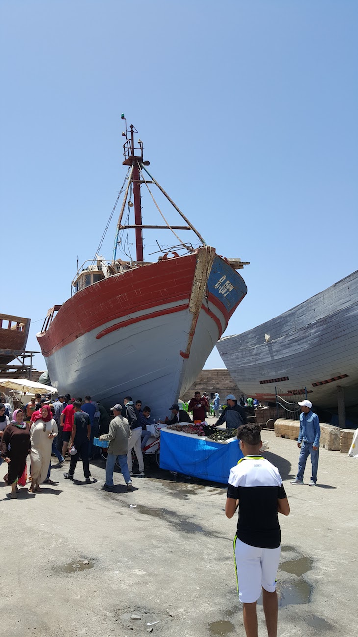 Porto de pesca de Essaouira, Marrocos © Viaje Comigo