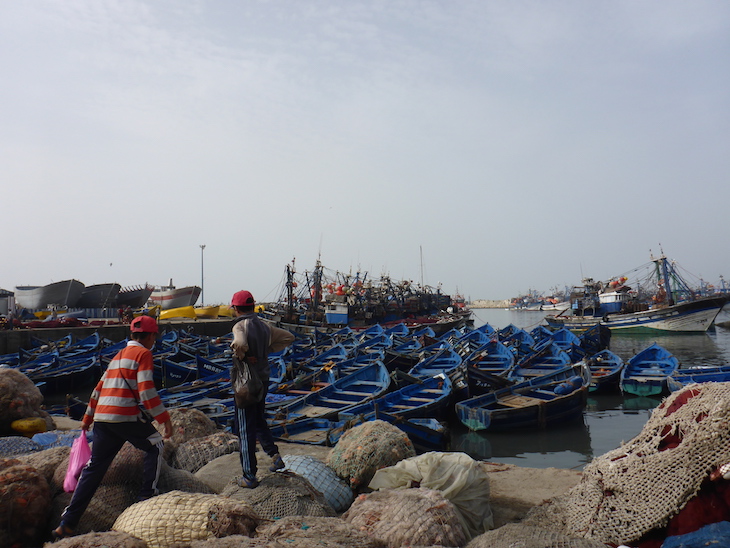 Porto de pesca de Essaouira, Marrocos © Viaje Comigo