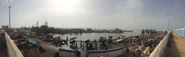 Porto de pesca de Essaouira, Marrocos © Viaje Comigo