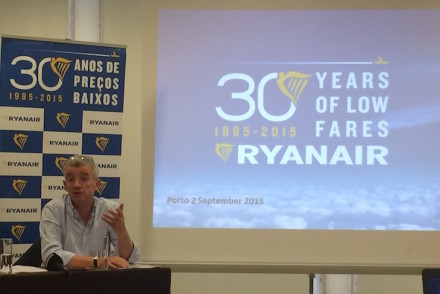Michael O’Leary, CEO Ryanair, no Porto em Conferência de imprensa © Viaje Comigo