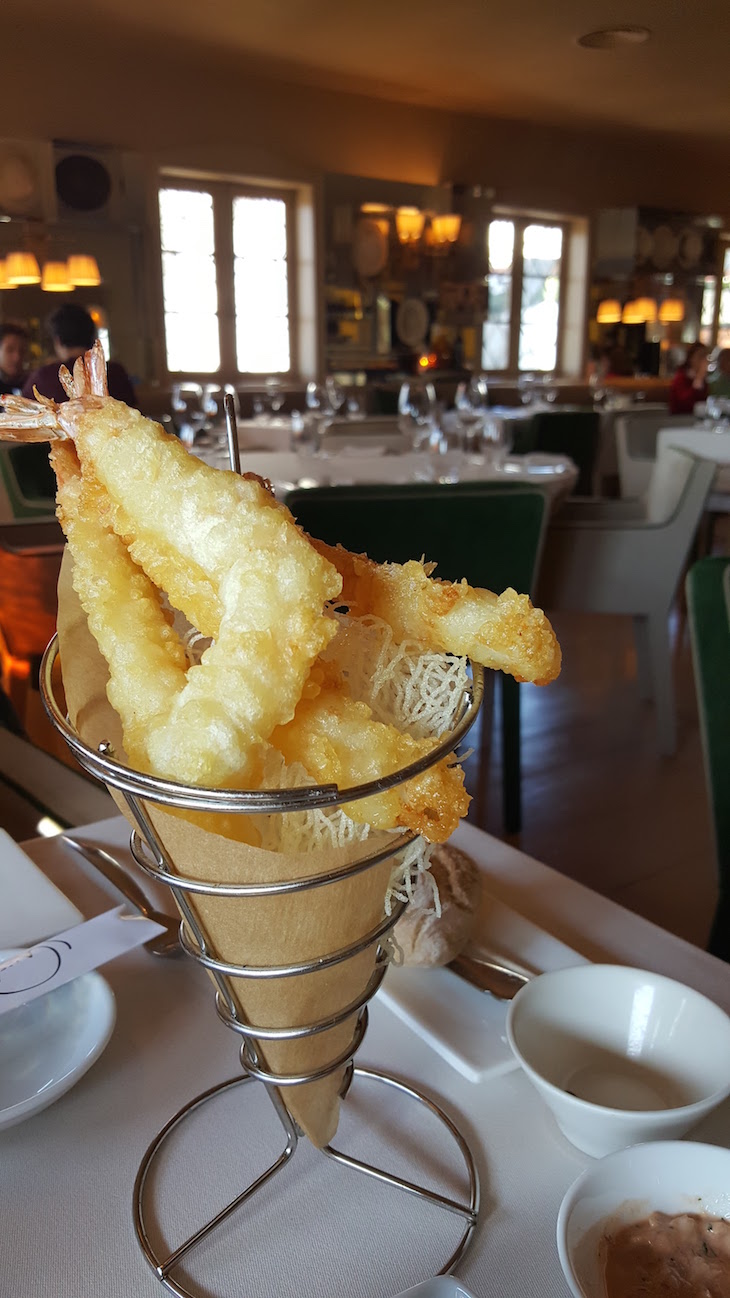 Tempura de camarão no Restaurante Wish © Viaje Comigo