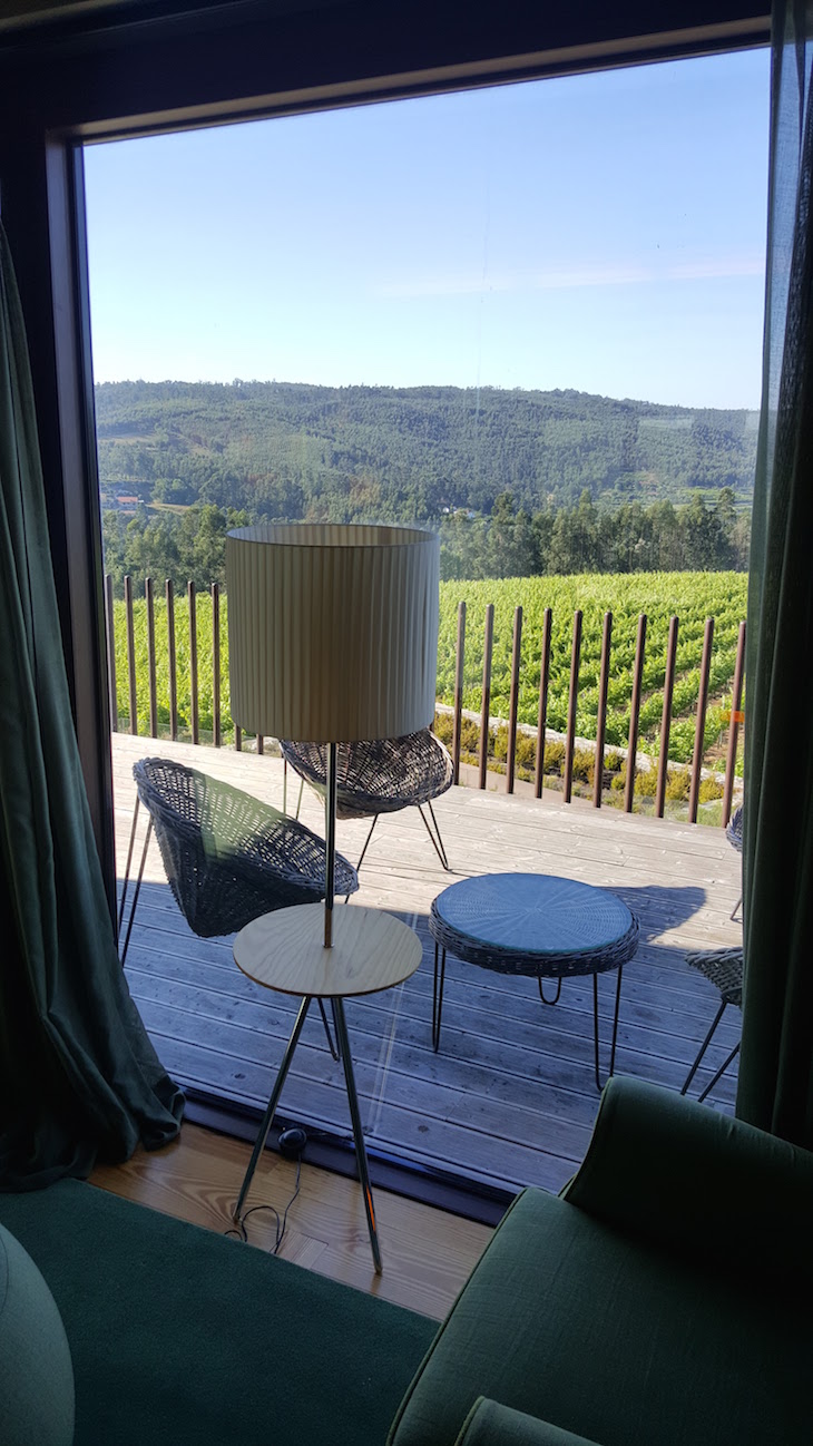 Vista da sala no Monverde - Wine Experience Hotel © Viaje Comigo