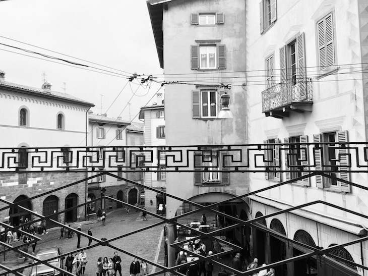 Vista do quarto do B&B Alla Rocca, Bergamo © Viaje Comigo