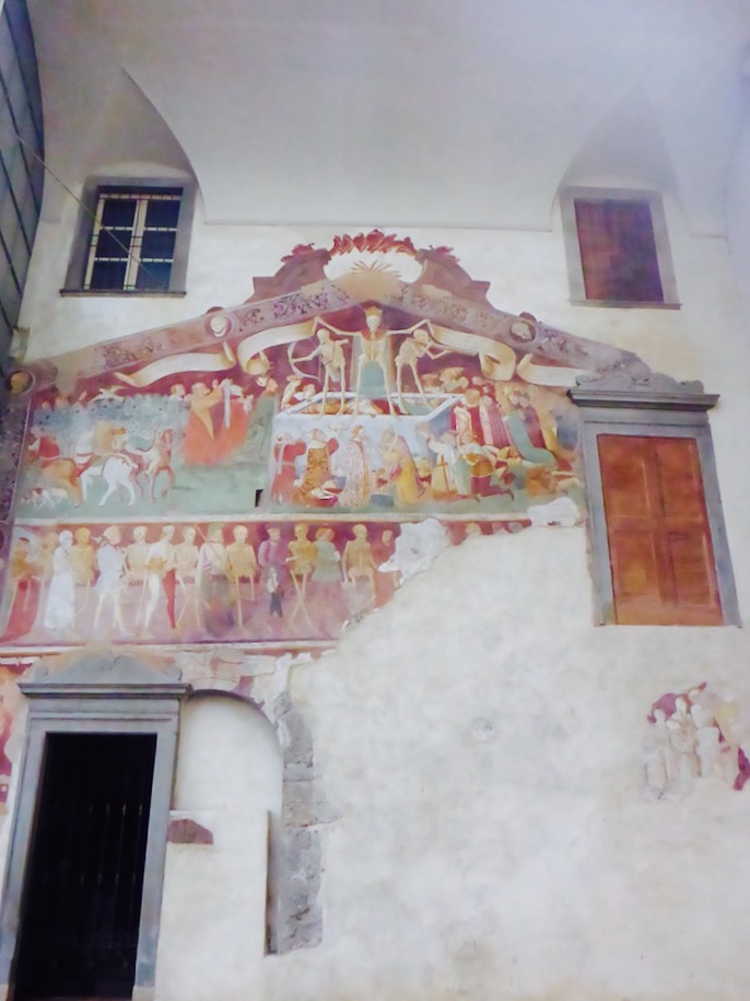 Bergamo , fresco de Giacomo Borlone de Buscais, em Clusone @ Viaje Comigo