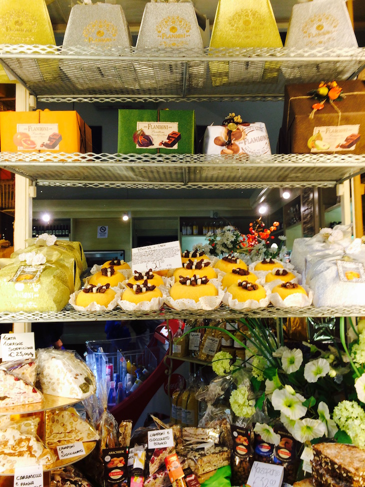 Montra de doces em Bergamo © Viaje Comigo