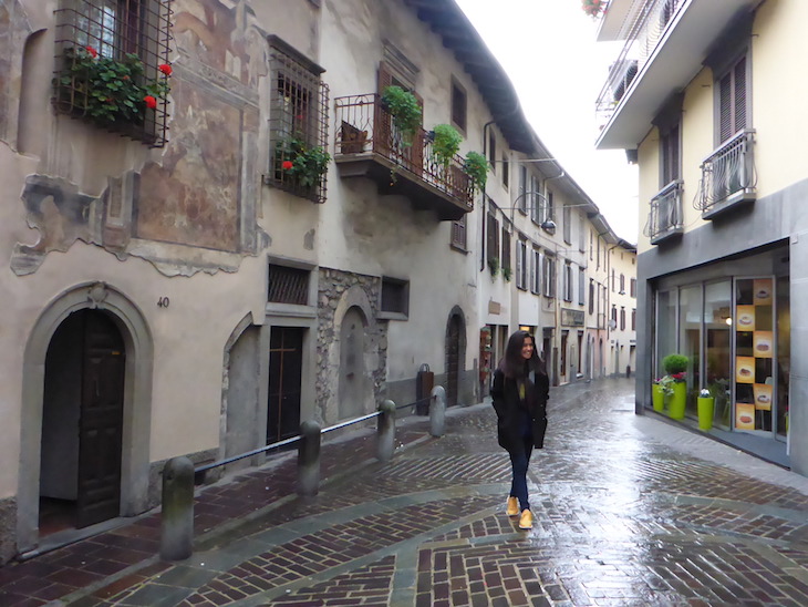 Bergamo ruas de Clusone © Viaje Comigo