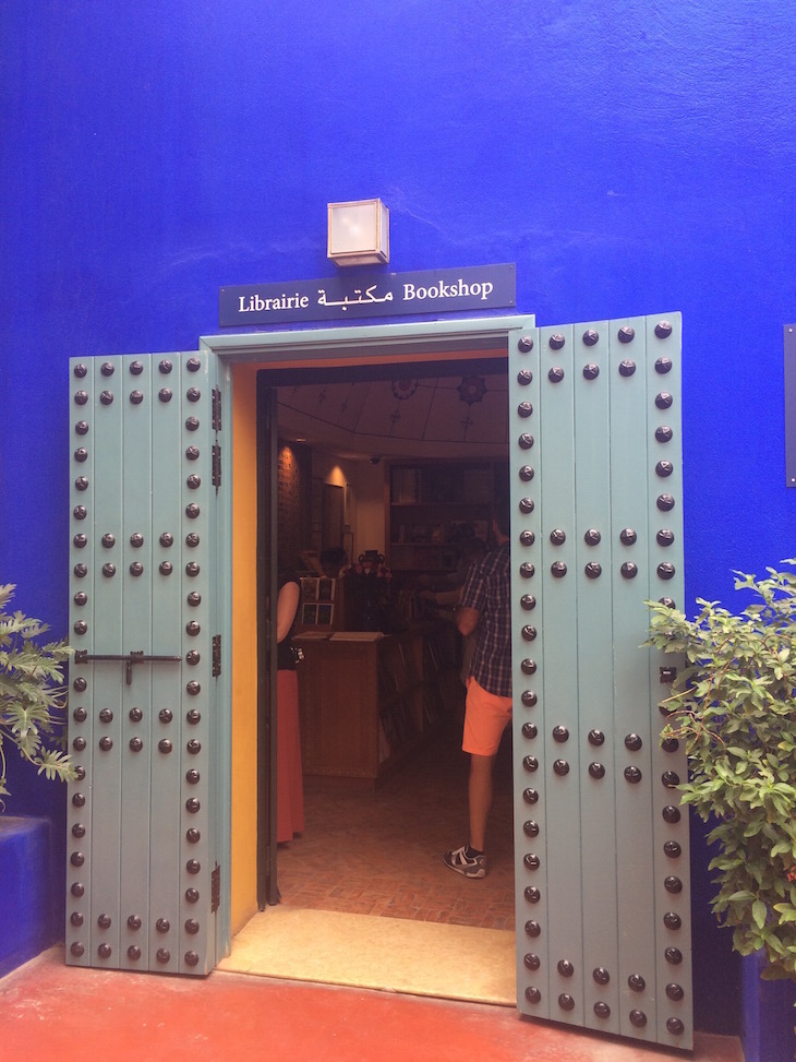 Entrada da Livraria no Jardim Majorelle, Marraquexe, Marrocos © Viaje Comigo