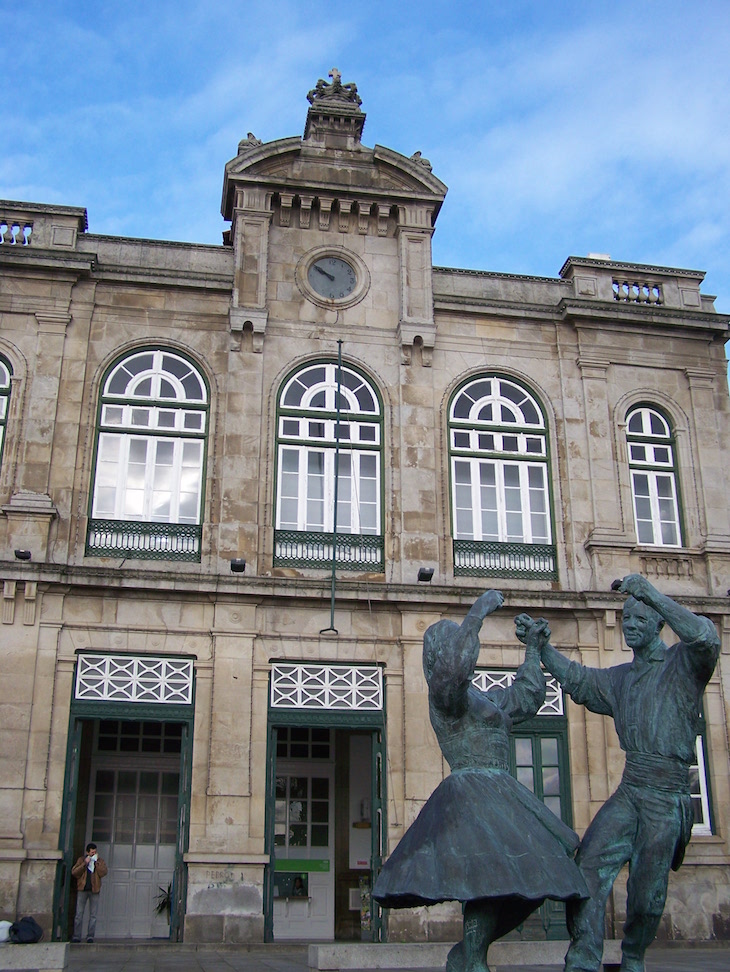 Frente da estação de comboios de Viana do Castelo © Viaje Comigo