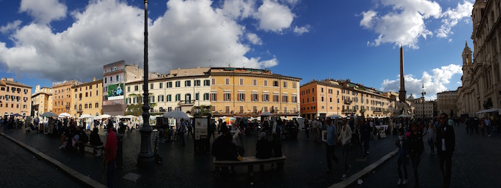 Panorâmica Piazza Navona, Roma © Viaje Comigo