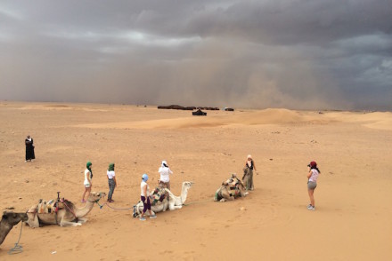 Tempestade de areia em Tinfou © Viaje Comigo