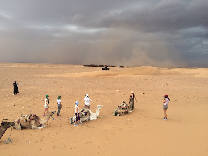 Tempestade de areia em Tinfou © Viaje Comigo