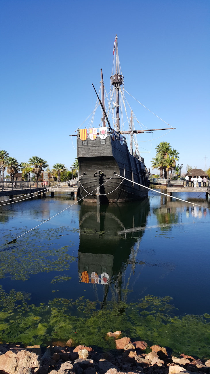 Réplicas de caravelas de Cristóvão Colombo Huelva © Viaje Comigo