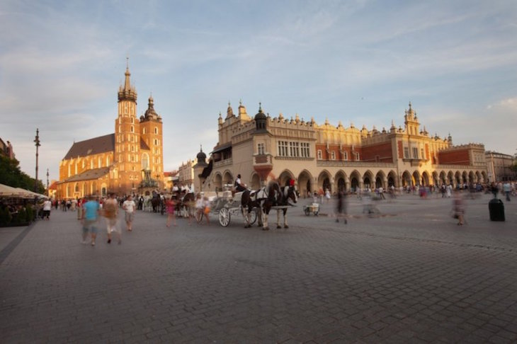 Cracóvia, Praça do Mercado- Direitos Reservados