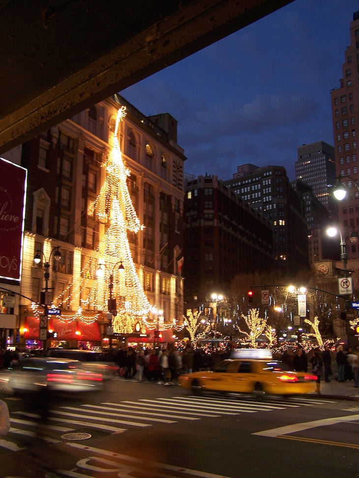 Macy's decorado no Natal, Nova Iorque © Viaje Comigo