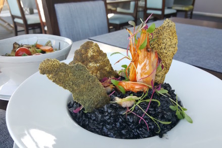 Risoto Negro de Marisco, Restaurante Maria Pia, Cascais © Viaje Comigo