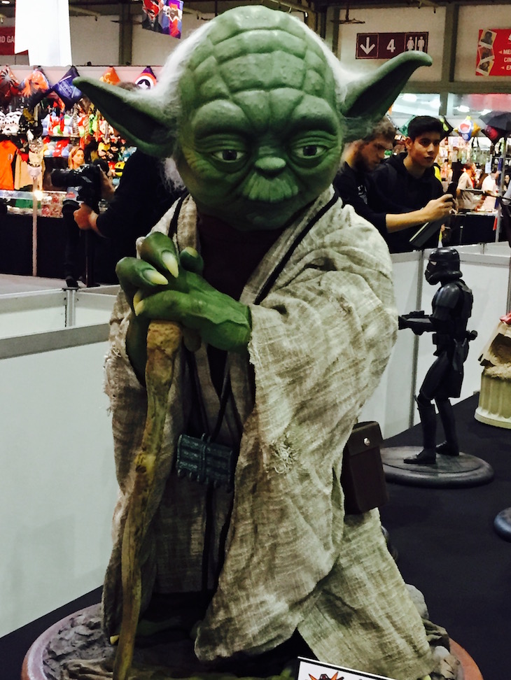 Comic Con Portugal 2015, figura do Yoda @ Viaje Comigo