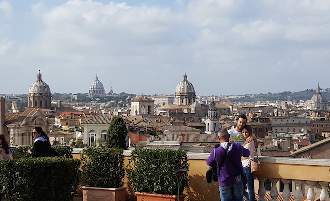 A vista da Terrazza Cafferelli, Roma © Viaje Comigo