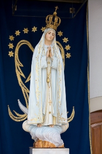 Fátima, imagem de Nossa Senhora, Capelinha das Aparições - Direitos Reservados