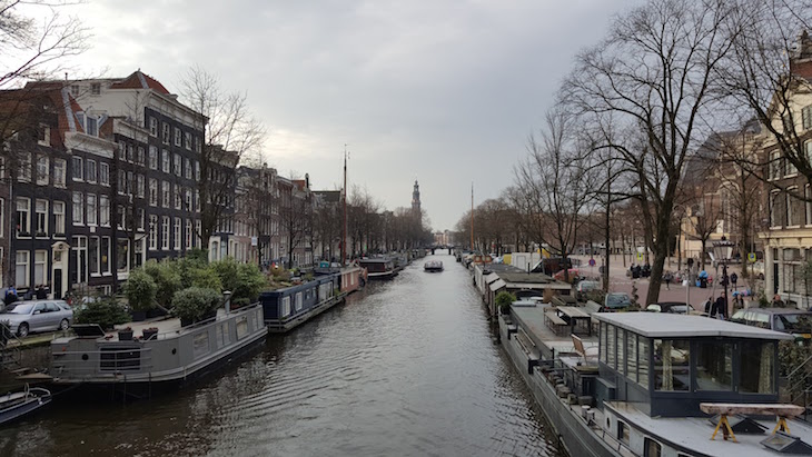 Canais de Amesterdão © Viaje Comigo