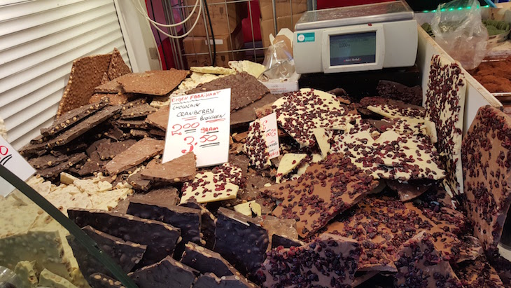 Chocolates no Albert Cuyp Markt © Viaje Comigo