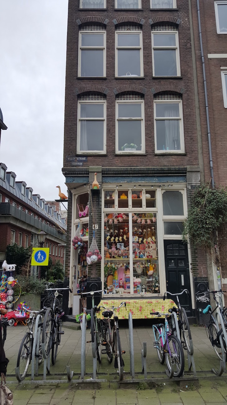 Loja no Bairro Jordaan em Amesterdão © Viaje Comigo