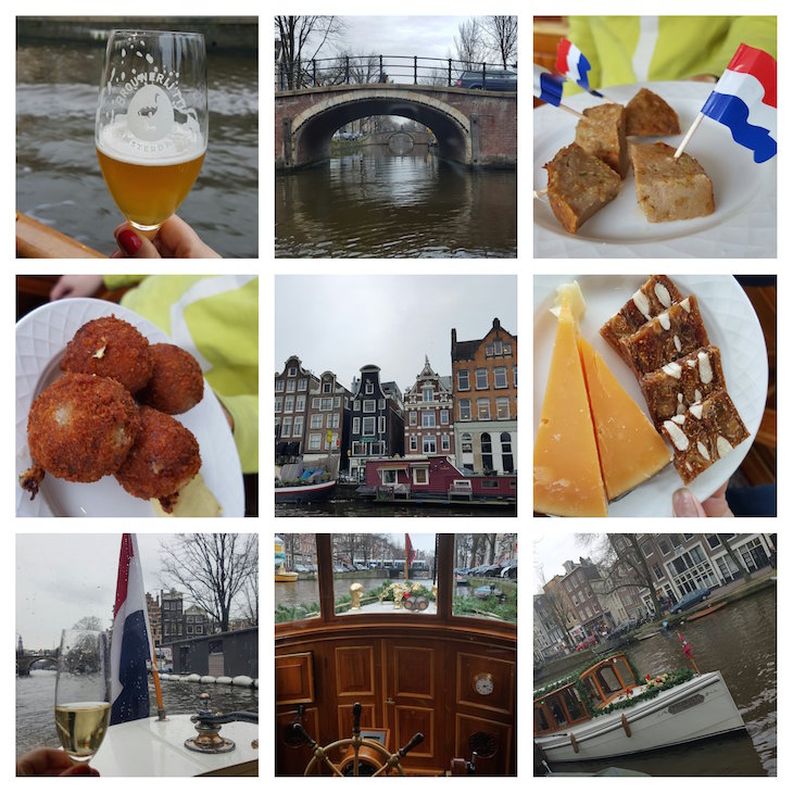 Passeio nos canais com o Eating Amsterdam Jordaan Tour © Viaje Comigo